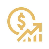 Icon representing investment in US dollar-denominated assets